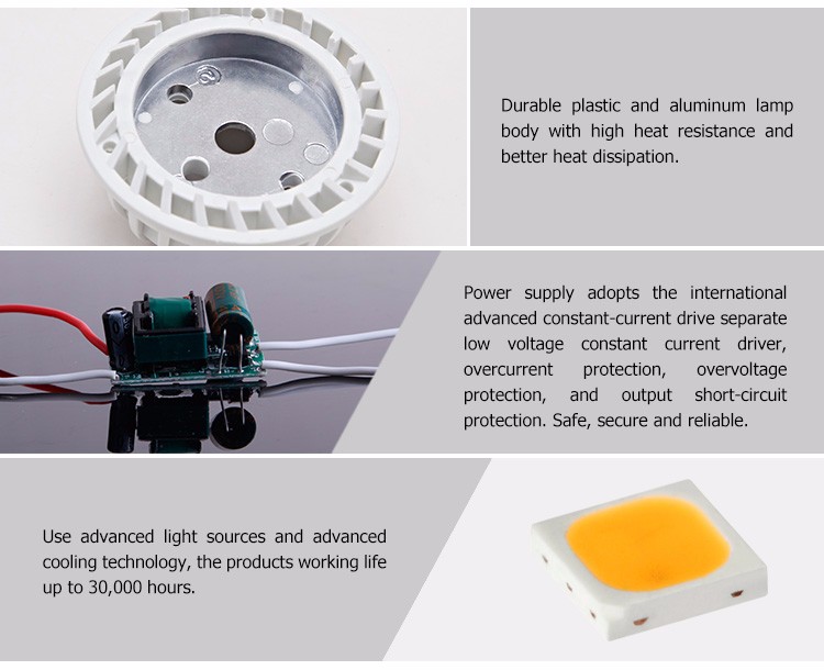 SMD3030 LED lamp CRI 90 GU10 led spot light wholesale