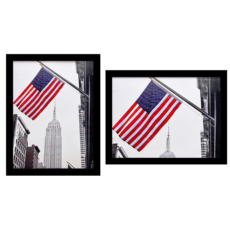 11*14 11*17 12*18 A3 Black Photo Frame Solid Wood Europe Style wooden photo frames for wall