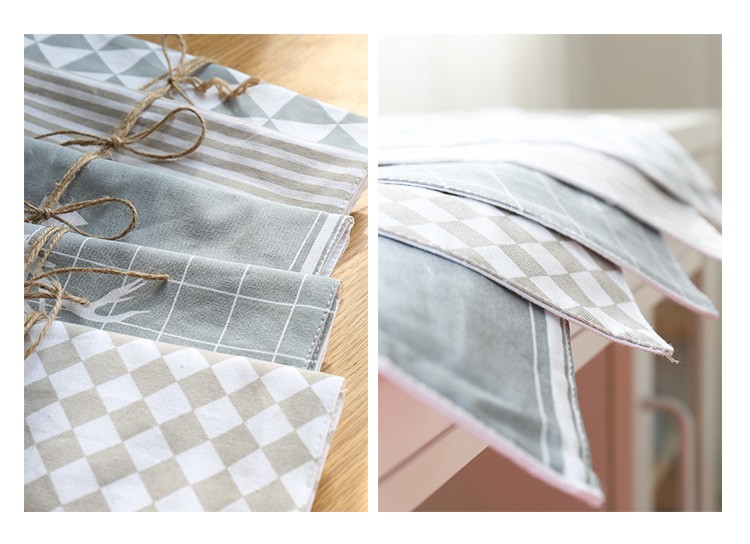 Exquisite Fast Absorbent Cotton Table Cloth 100% Bamboo Fiber