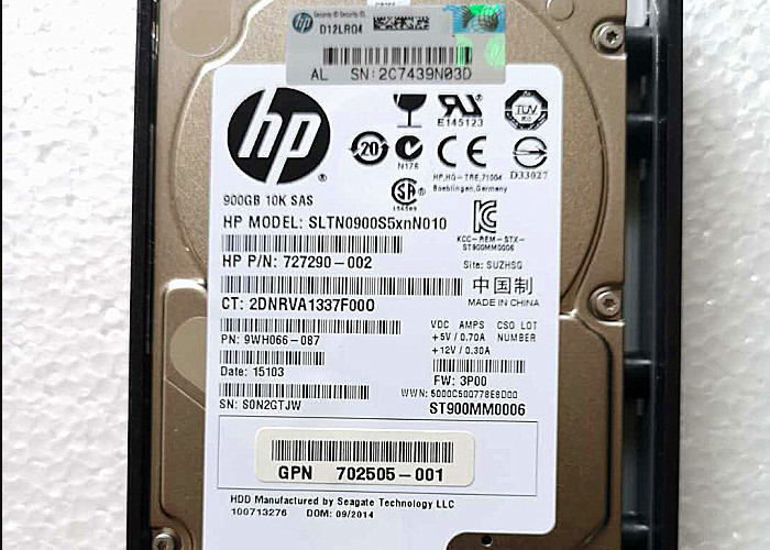 HP Hard Disk 3PAR QR496A 697389-001 5697-1288 900GB 6G SAS 10K 2.5 1 Year Warranty