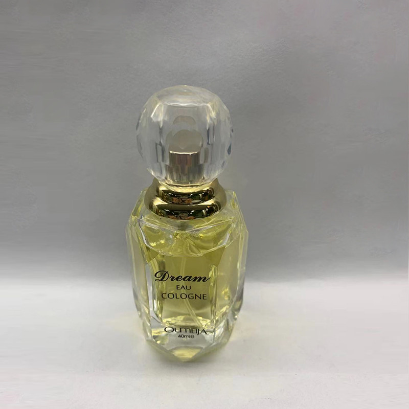 40ml Glass Luxury Perfume Bottles With Clear Ball Shape Surlyn Cap