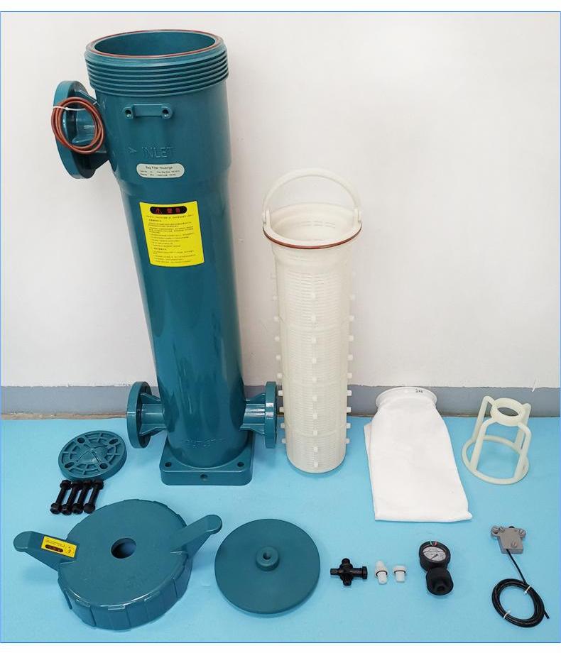Garment Shops 60KG Corrosion-Resistant PP Bag Filter for Hydrochloric Acid Processing