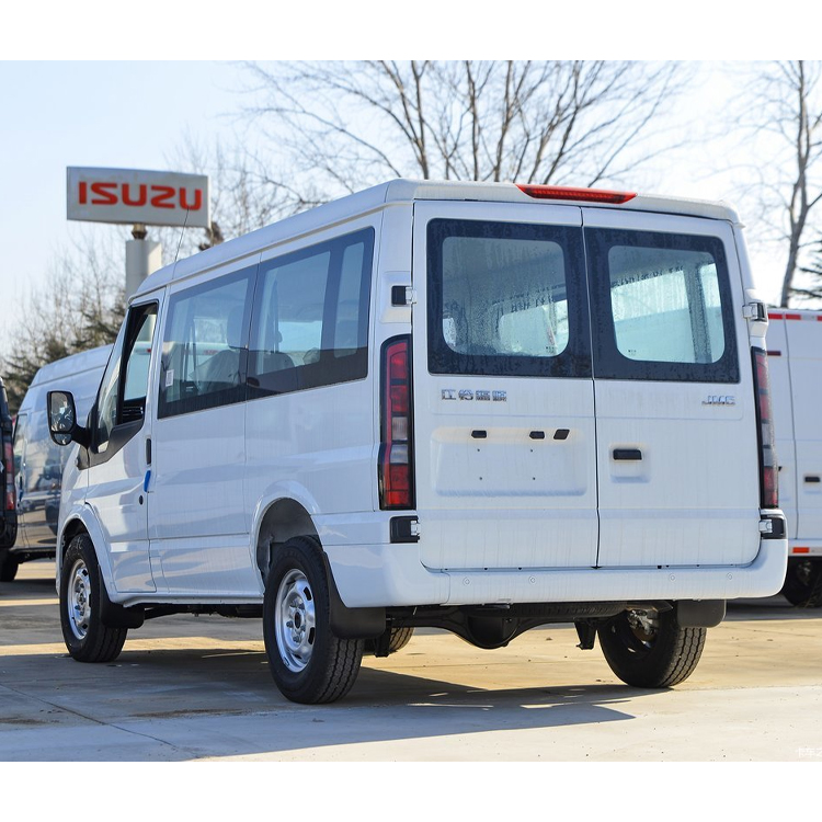 Leather Seats 2023 JMC Fushun Cargo Van 3-17 Seat Passenger Car Diesel 8-speed Automatic 2.0T 146hp No Stability Control