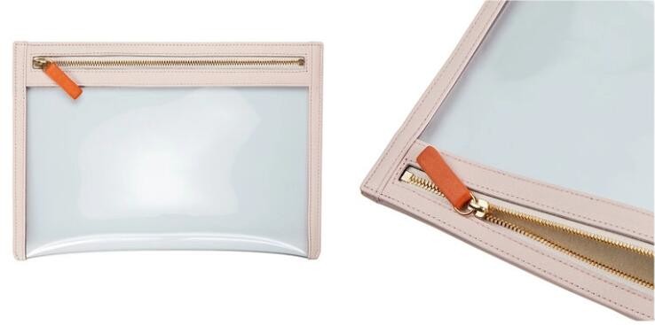 OEM Makeup Cosmetic Bag Commodity Package Packing Soft Customized PVC Slider