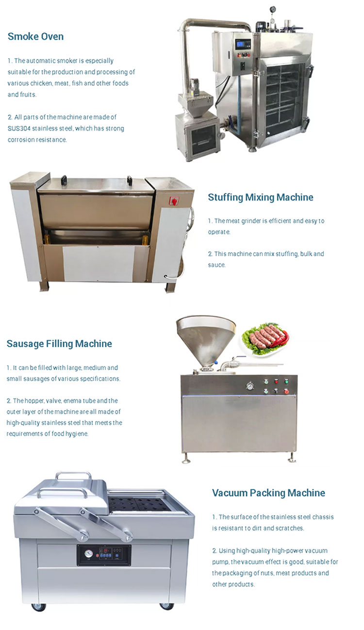 High Capacity Large Scale Commercial Sausage Making Machine