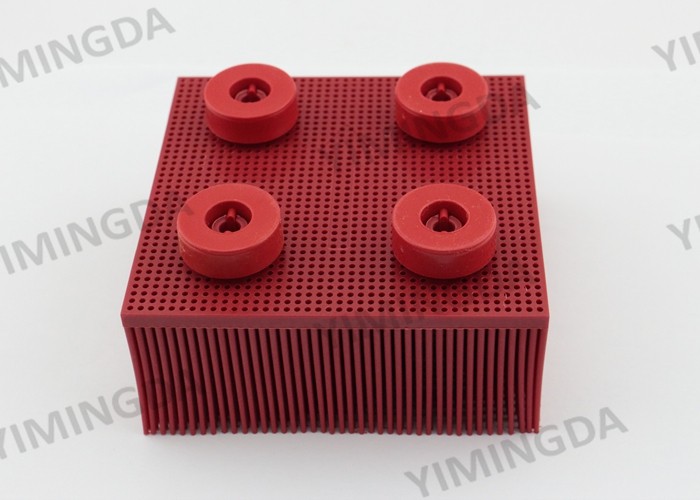 Red 90 * 95 Mm Auto Cutter Nylon Bristle For VT5000 / 7000 Cutter
