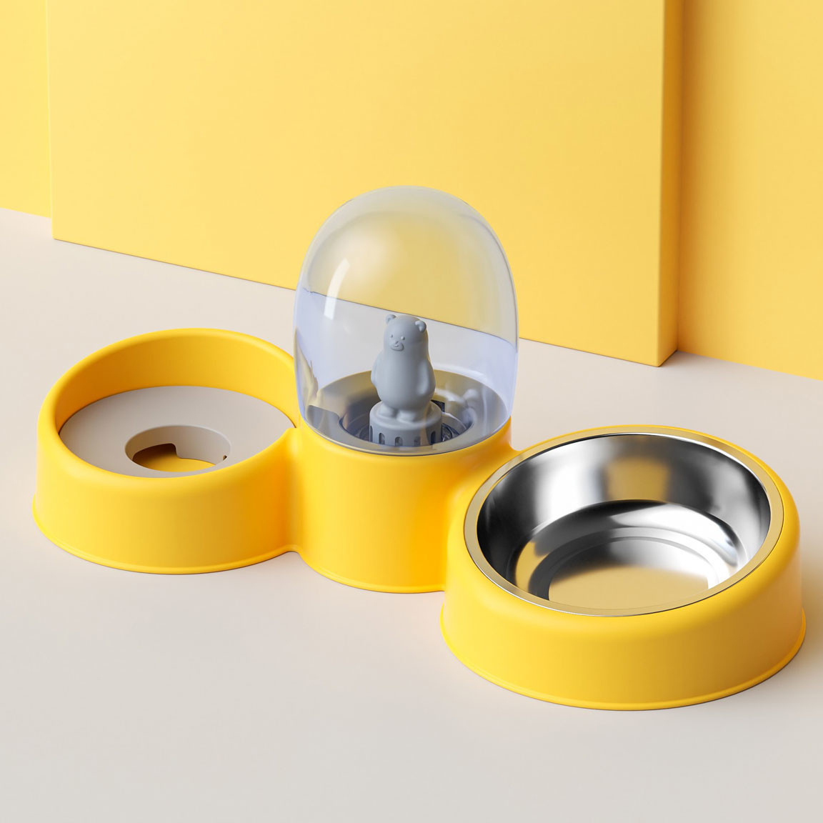 Stainless Steel Pet Automatic Water Dispenser Feeder For Dogs Cats