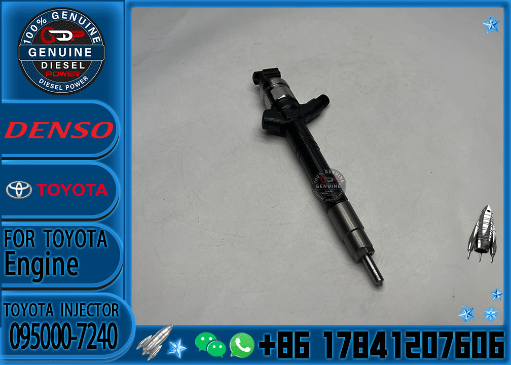 095000-7240 23670-0R010 23670-09200 Auto Diesel Fuel Injector Nozzle 0950007240 for Toyota Avensis / Verso 2.2 d 7240