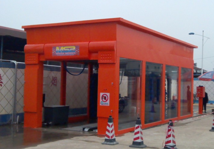 -Chic Design Style Automatic Express Tunnel Car Wash Machine for Latin America Market