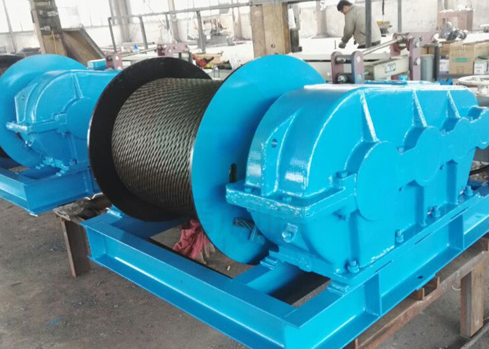 JM low speed 1 ton 2 ton 3 ton 5 ton electric winch mounted on trolley