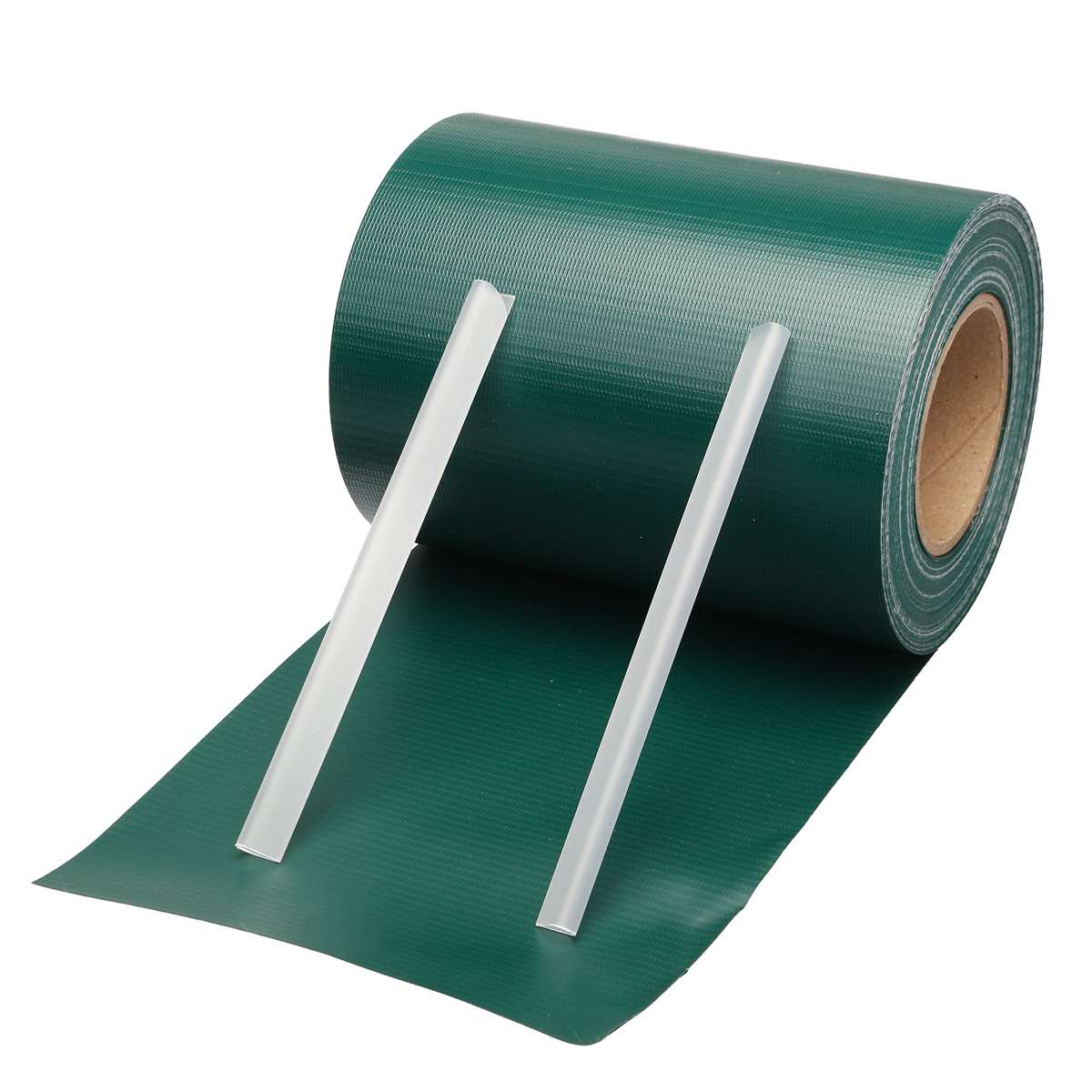 Decorative Vinyl Fence Tape Stone Pattern Imprint PVC Fence Screen Strip