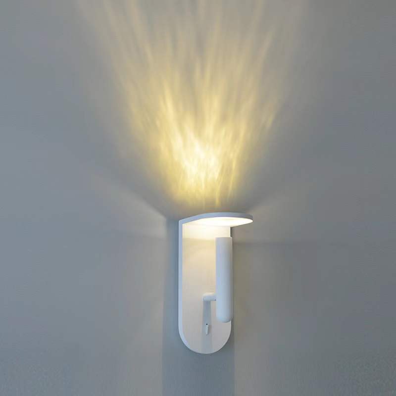 With wall lights adjustable angle bedside reading light bed hotel headboard wall lamp reading wall lighting