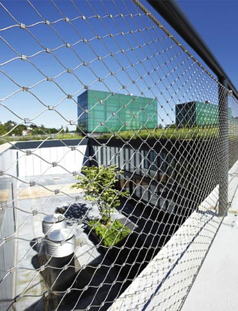 Stainless Steel Wire Rope Mesh X Tend Mesh AISI 316L Zoo Mesh Stainless Steel Wire Rope Mesh For Balustrade