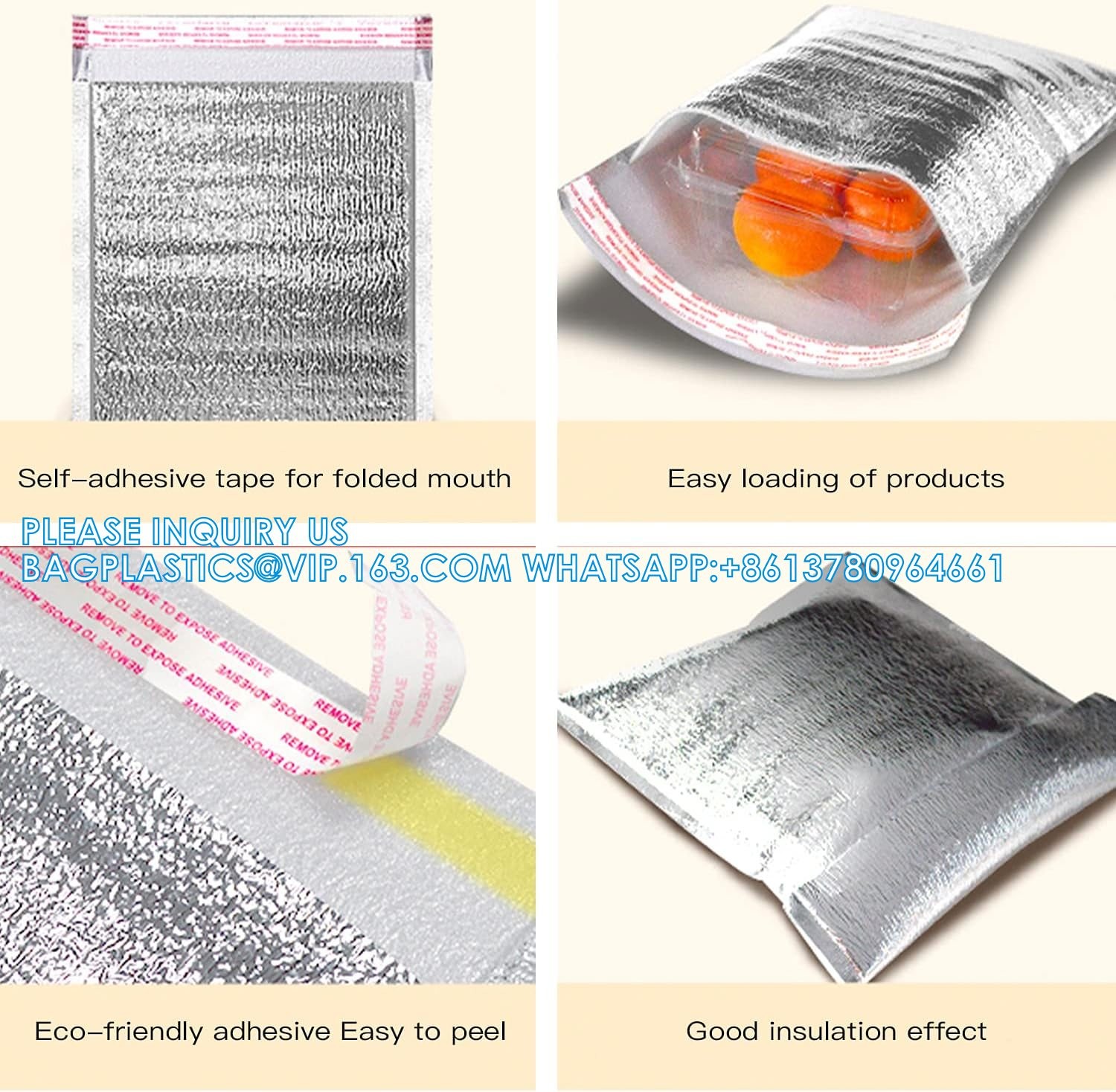 FREEZABLE LUNCH BAG,INSULATION ALUMINIUM FOIL BAG,THERMAL THERMO COOLER TOTE BAG,BENTO PICNIC,FRESH