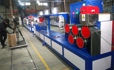 3 Lines PET Strap Extrusion Machine High Productivity
