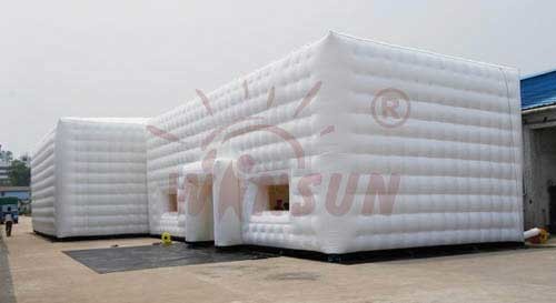 Waterproof PVC Material Blow Up Event Tent With Air Blower And Repair Kits