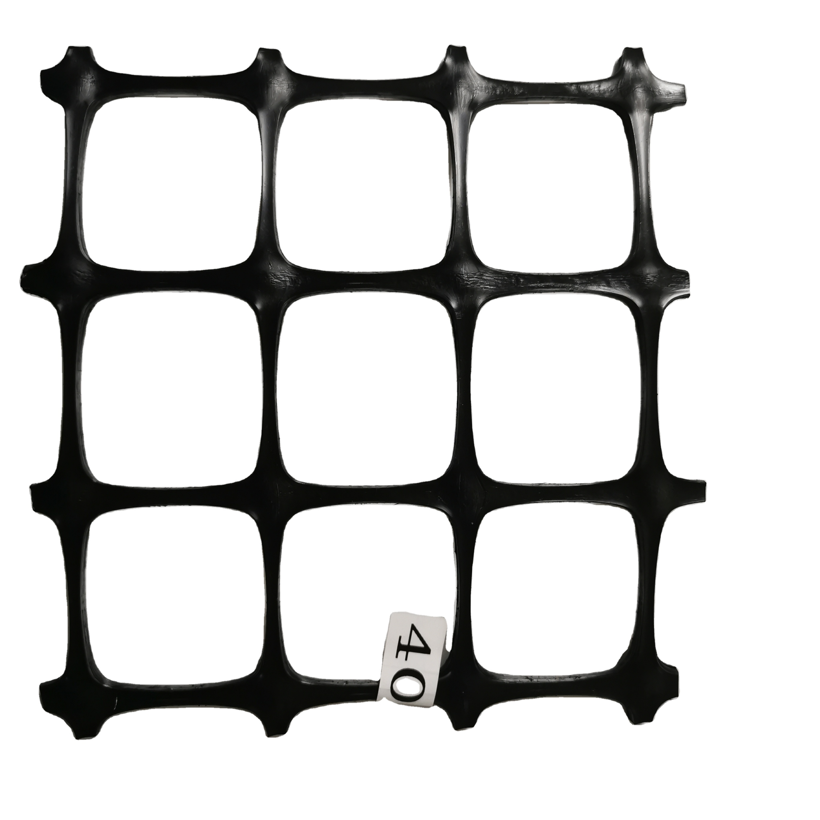 High Tensile Strength Black Biaxial Geogrid for Soil Stabilization 30-30kn PP Material
