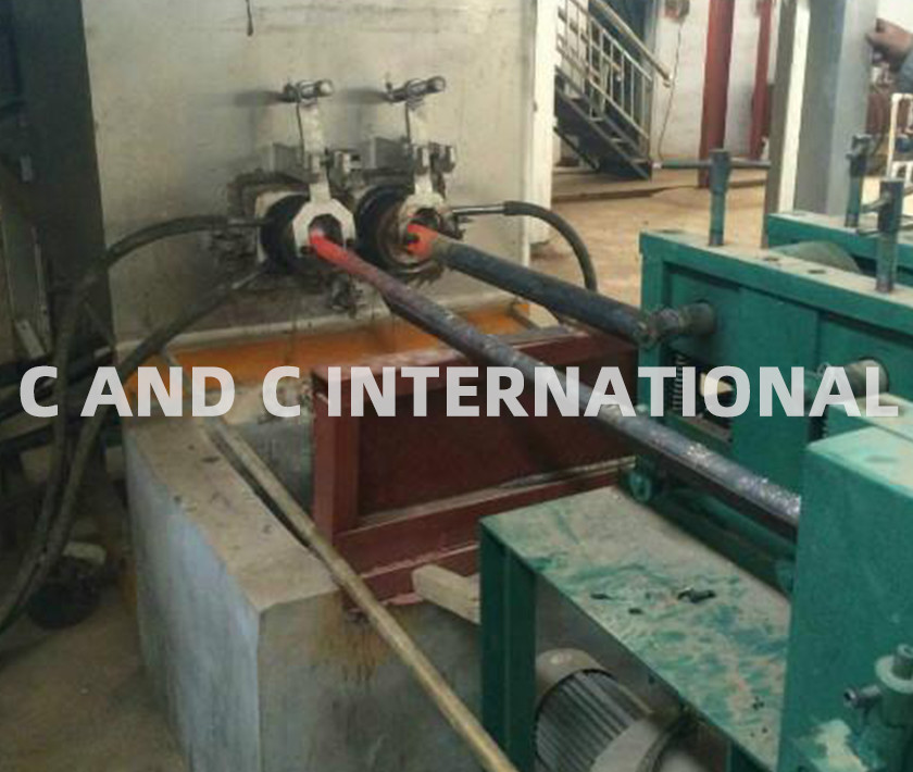 0.15T 40KW 2500kgs Brass Rod Electric Induction Furnace
