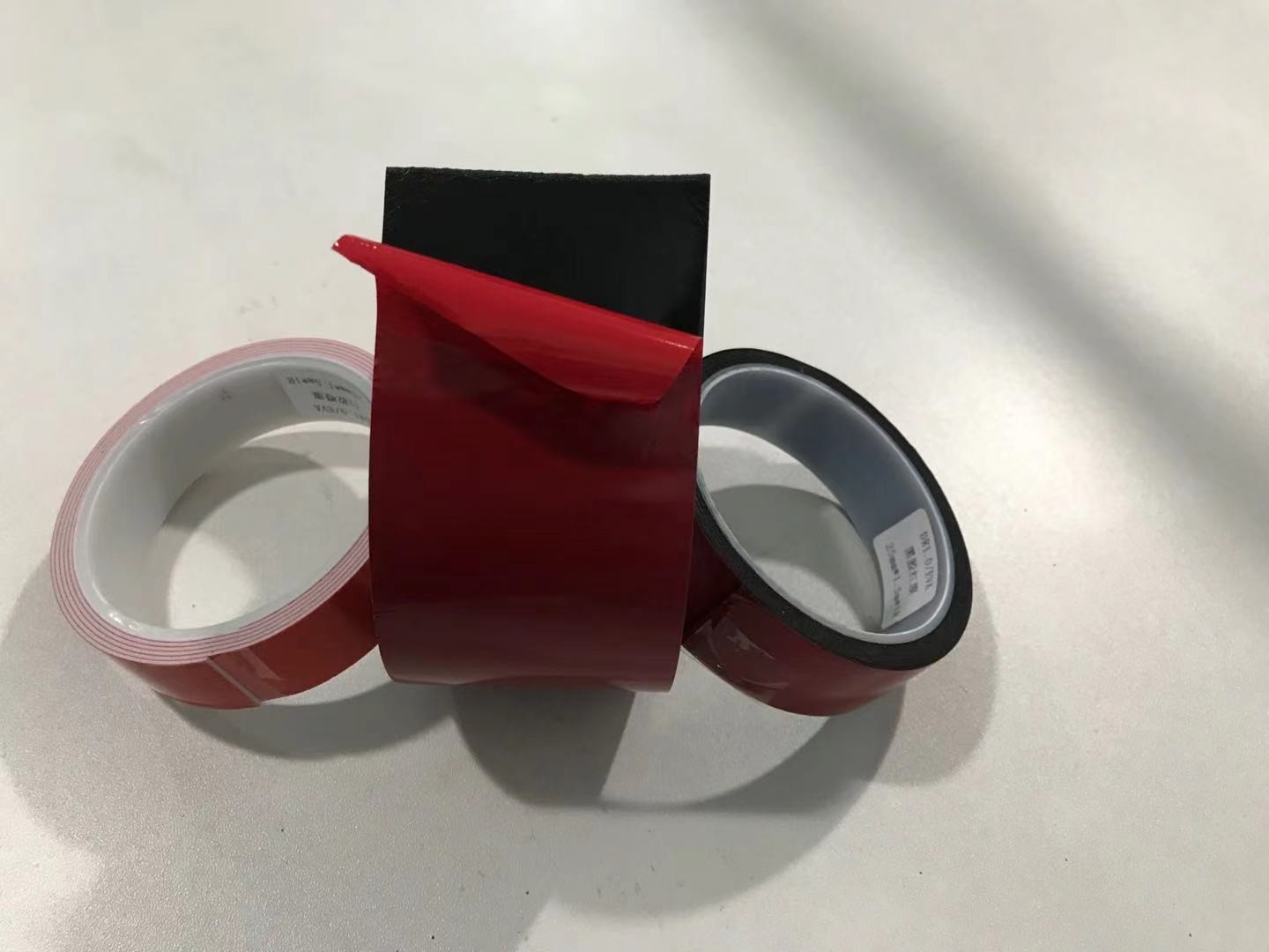 Red Color HDPE Release Film HDPE Silicone Coated Release Liner For Foam Tapes