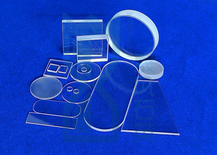 Smooth Fused Silica Slides Near Infrared Spectroscopy Customized Clear Quartz Wafers Fused Silica She Quartz Glass Plate