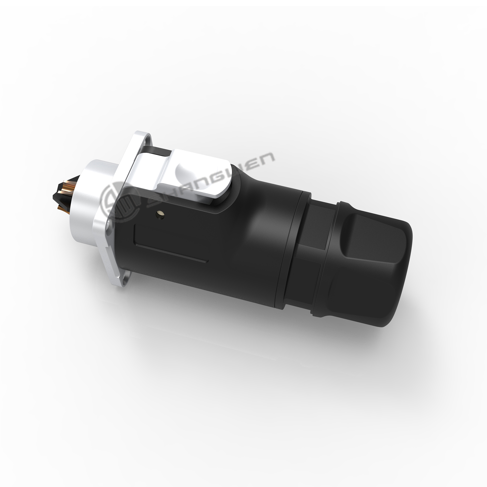 Metal IP67 Power Connector Anti Interference Waterproof 3 Pin Connector Female