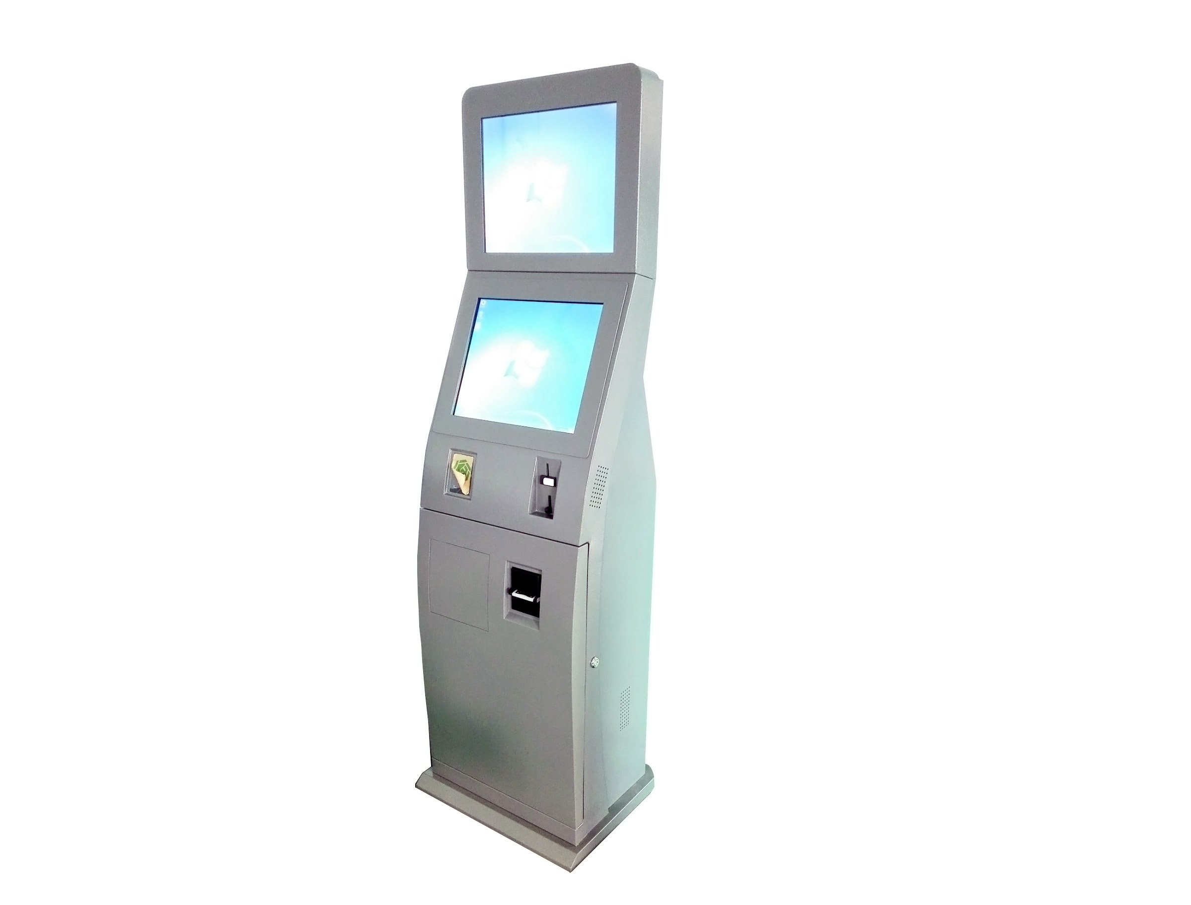 Touch Screen Free Standing Kiosk With Id Scanner And Passport Scanner