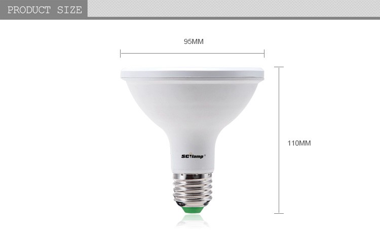 12W Ra90 E27 high CRI LED par light wholesale