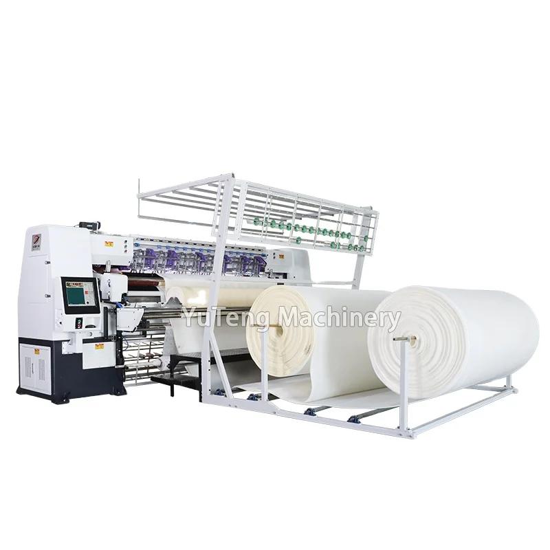 Computerized High Speed Non-Shuttle Multi-Needle Mattress Making Machine