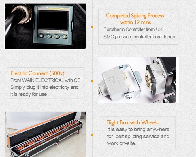 Conveyor Belt Service Use Air Cooling PVC Belt Vulcanizing Machine 3