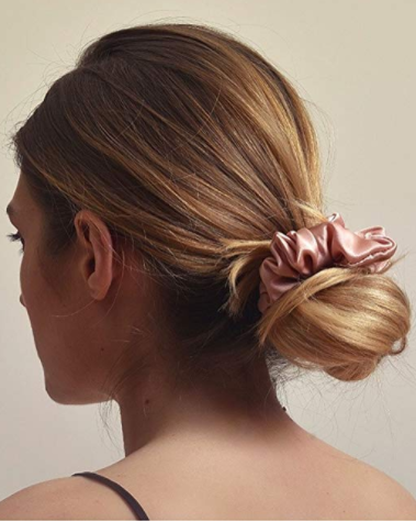 Slip 3.5cm Width Mulberry Silk Scrunchies Elastic OEM ODM Service