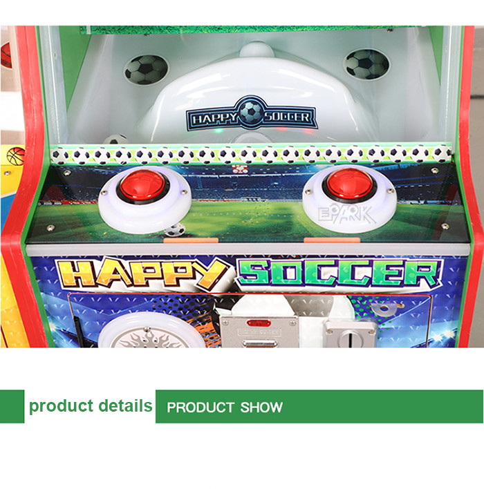 Kids Coin Operated Happy Soccer Machine Football Shooting Kids Redemption Games Machines