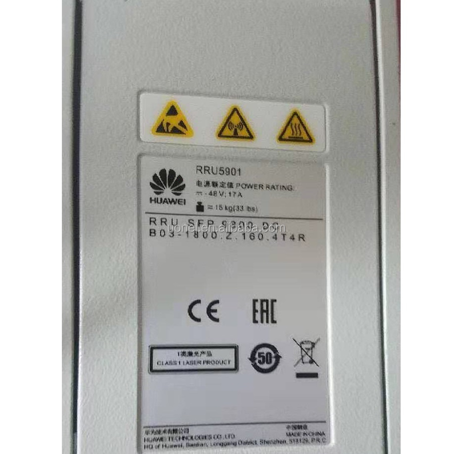 Huawei RRU5901 AWS 4T4R 02311QMO 1800NH-48V (B66) (Act SW 2T4R) RRU5909 2100 for Multi-mode 2100MHz(2*60w) -48V 02311TBC