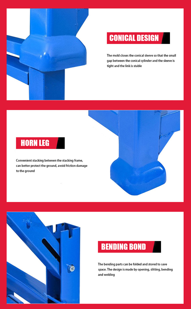 Customized Stainless Steel Pallet Stacking Racks Shelves System Capacity 500-3000kg Per Layer