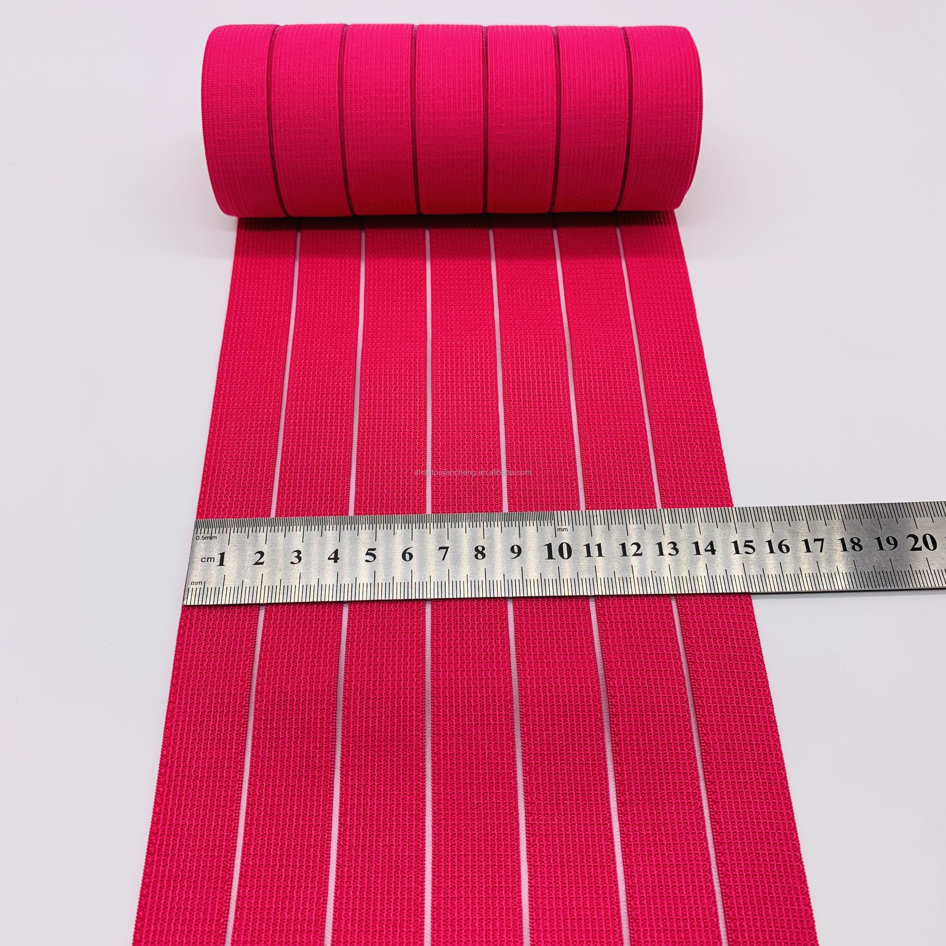 150mm Polyester elastic band fish silk for underwear with waist belt belly band