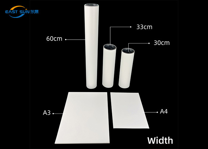 30cm 33cm 60cm DTF PET Film Colorful printing For DTF Powder Shaker