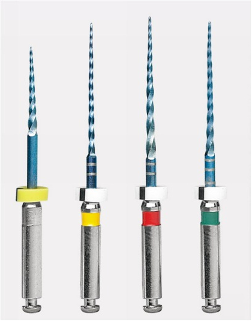 Heat Activation Protaper Niti Rotary Files For Engine Use Sx-F3 Size Blue Color