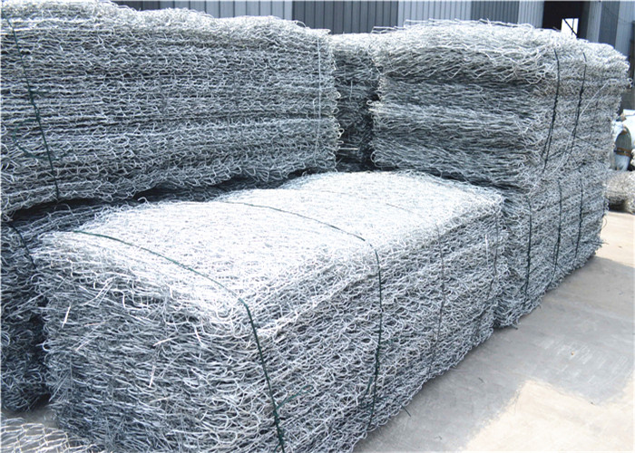 1m-2m Width Gabion Wire Mesh with 0.2-1mm PVC Coating Thickness Galvanized Gabion Box and 80x100mm Mesh Size