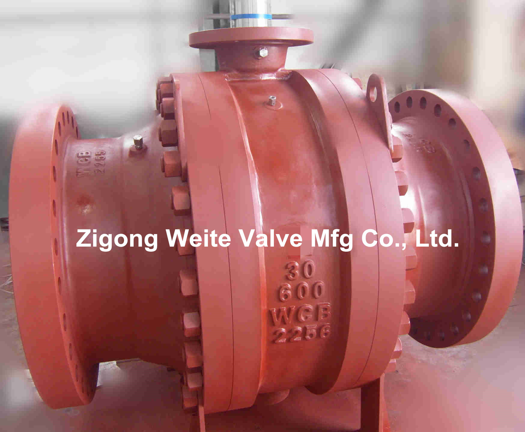 ASME B16.10 Carbon Steel Flanged Ball Valve WCB Big Size 30 Inch