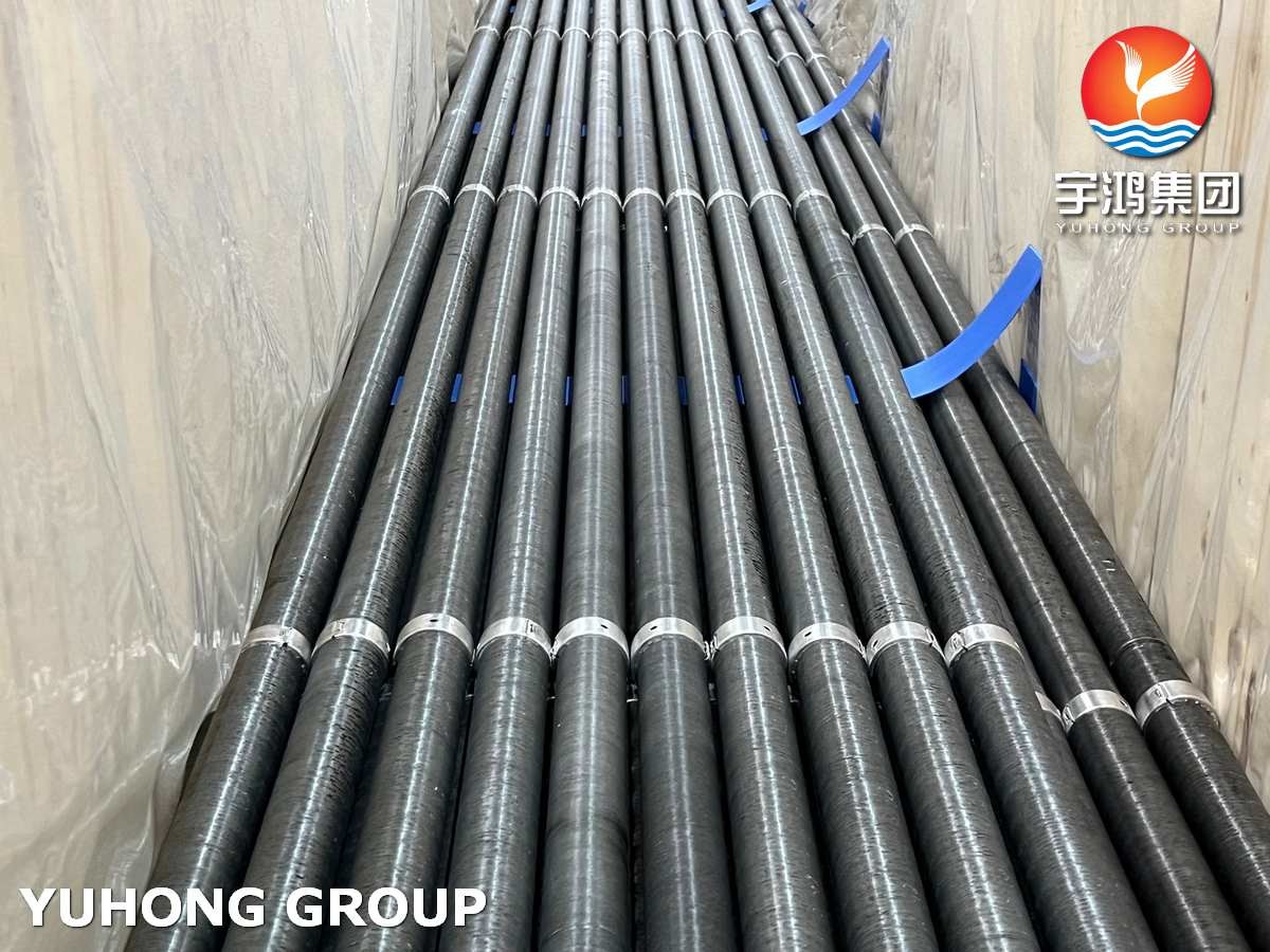 Embedded G Fin Tube , ASME SA179 Carbon Steel Seamless Tube With Al 1060, Air Cooler Application