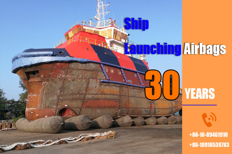 Customizable Size Marine Airbag 8 layer NBR Strong Load Capacity Anti Burst Easy Handling