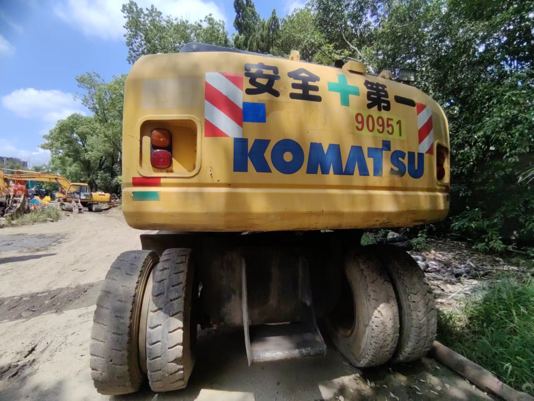 16 Ton Japan Mini Excavator Komatsu PC160 PC PW 160 with Machine Weight of 16000 KG
