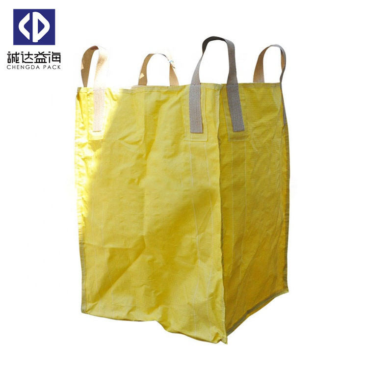 UV Treated PP Fabric Jumbo Bulk Bags Open / Spout Top Anti Static Dust Proof