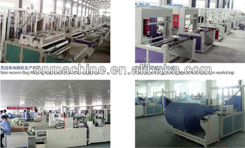 ONL-D700 High speed automatic non woven zipper bag making machine price