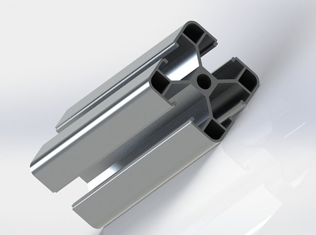 6.8mm Hole 40 * 40 Anodized T Slot Aluminum Profile With 1.1mm Thickness