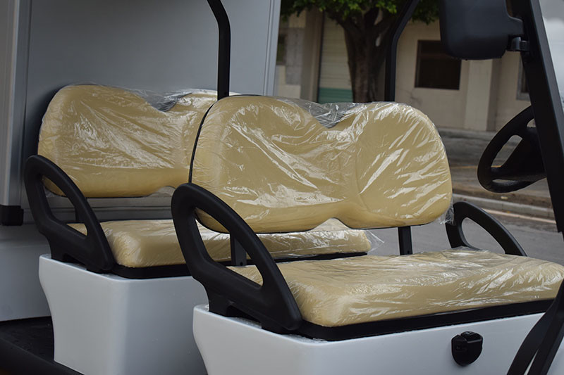 4 Passenger Electric Utility Vehicle with Rear Closed Box