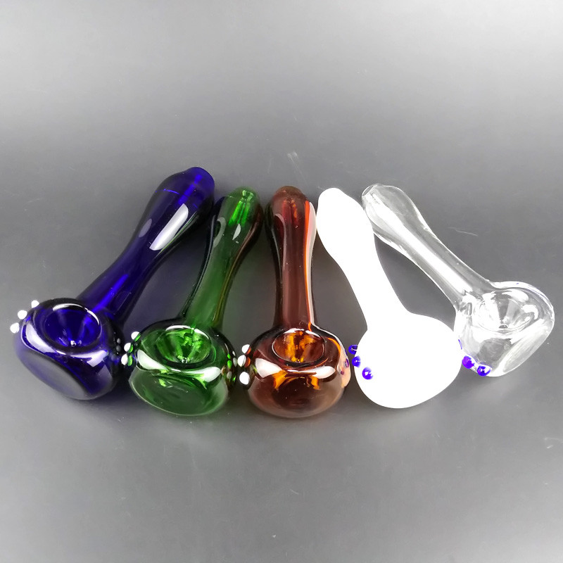 Durable Hand Blown Glass Pipe , Glass Water Bubblers For Smoking