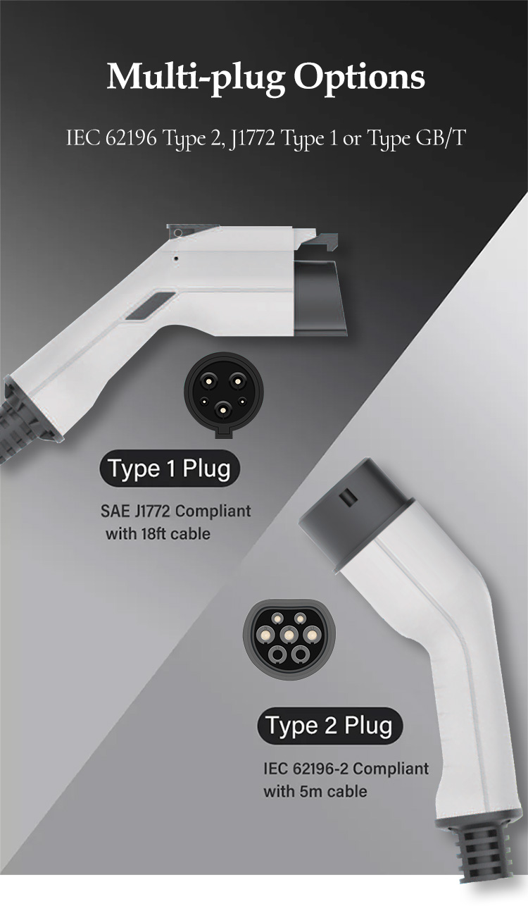 32A Single Phase Electric Car Charger Point EVSE Wallbox 240VAC 7KW