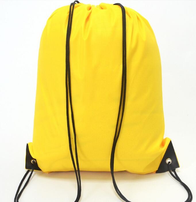 Outdoor Use 210D Sample Shoe Polyester Drawstring Bag,fashionable pattern printing polyester foldable shopping bag PACK