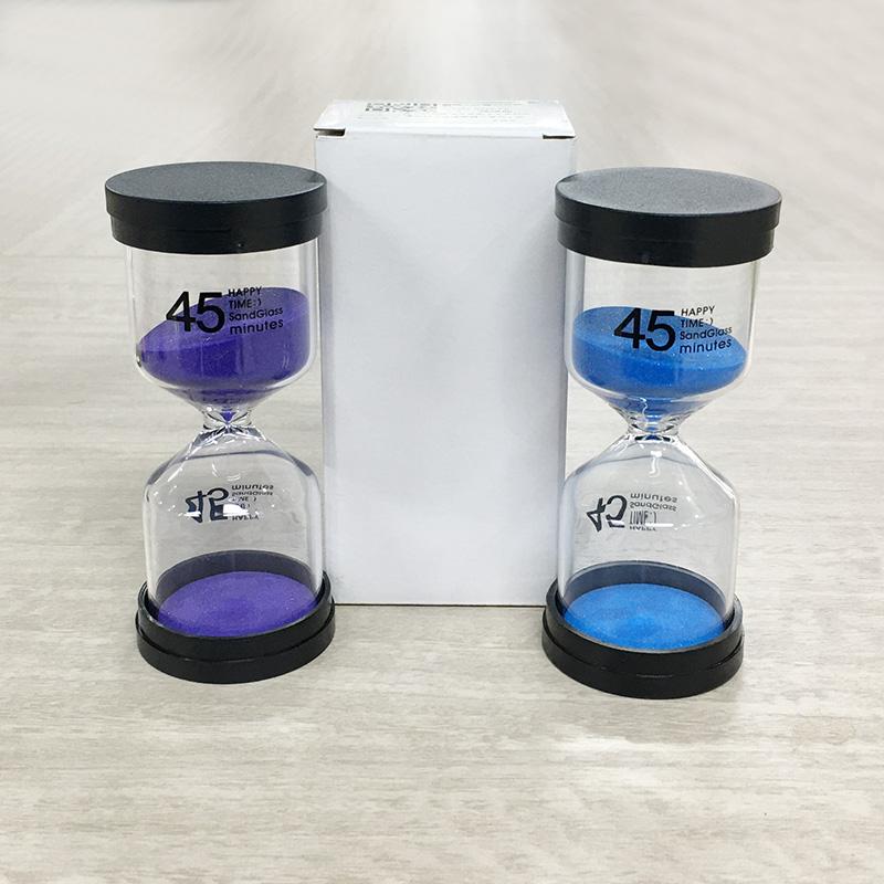 Decorative 60 Min Sand Timer , Customized Hourglass Contemporary Style