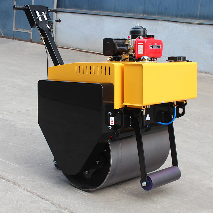Road Construction 0.5 Ton Vibratory Roller with and Hydraulic Station Drive Method